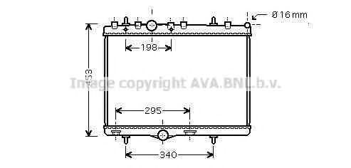 Imagine Radiator, racire motor PRASCO PEA2255