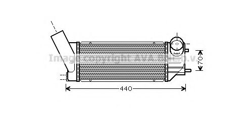 Imagine Intercooler, compresor PRASCO PEA4279