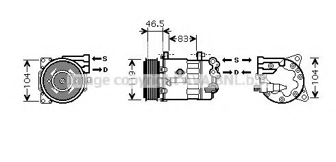 Imagine Compresor, climatizare PRASCO PEK326