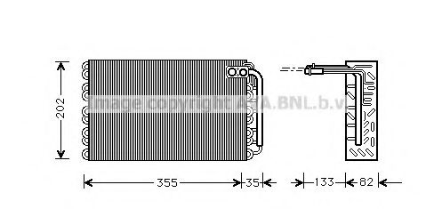 Imagine evaporator,aer conditionat PRASCO PEV009