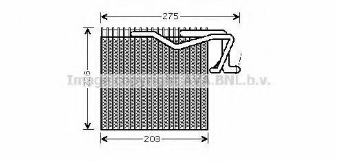 Imagine evaporator,aer conditionat PRASCO PEV287