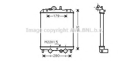 Imagine Radiator, racire motor PRASCO PO2001