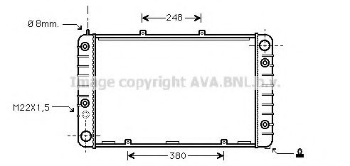 Imagine Radiator, racire motor PRASCO PR2011