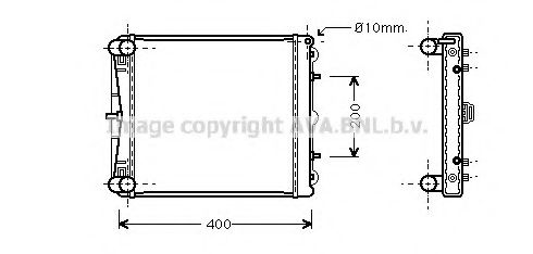 Imagine Radiator, racire motor PRASCO PR2023