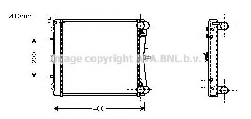 Imagine Radiator, racire motor PRASCO PR2037