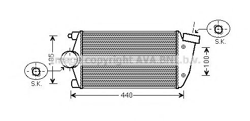 Imagine Intercooler, compresor PRASCO PR4071