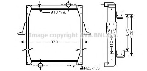 Imagine Radiator, racire motor PRASCO RE2010