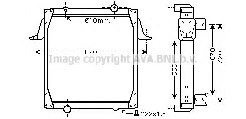 Imagine Radiator, racire motor PRASCO RE2011