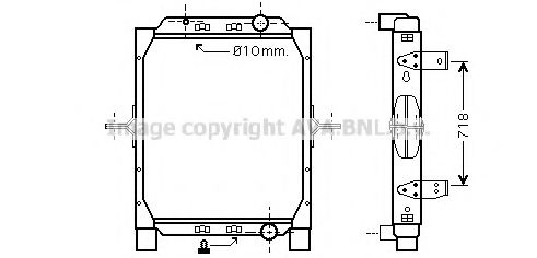 Imagine Radiator, racire motor PRASCO RE2057