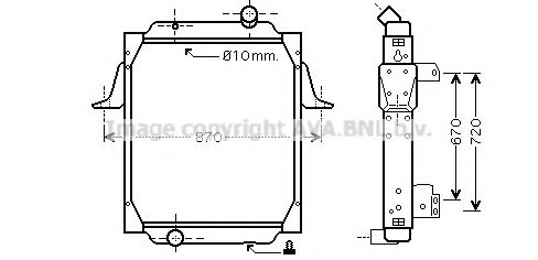 Imagine Radiator, racire motor PRASCO RE2069