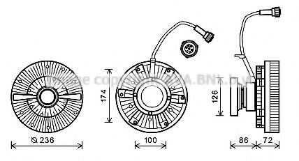 Imagine Cupla, ventilator radiator PRASCO REC102