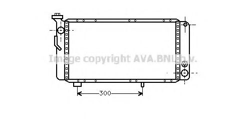 Imagine Radiator, racire motor PRASCO RT2008