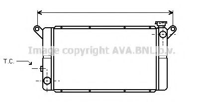 Imagine Radiator, racire motor PRASCO RT2011