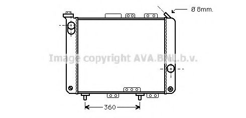 Imagine Radiator, racire motor PRASCO RT2023