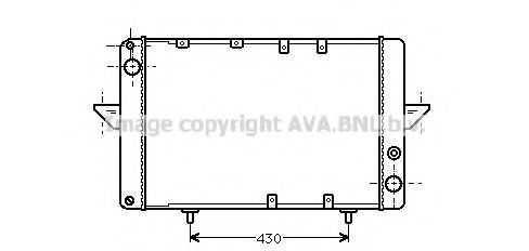 Imagine Radiator, racire motor PRASCO RT2035