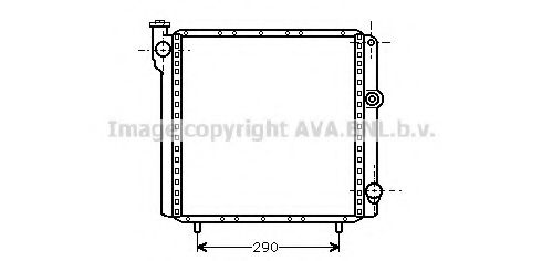 Imagine Radiator, racire motor PRASCO RT2040