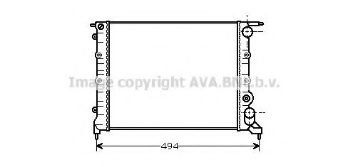 Imagine Radiator, racire motor PRASCO RT2043