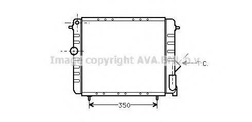 Imagine Radiator, racire motor PRASCO RT2044