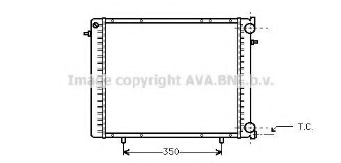 Imagine Radiator, racire motor PRASCO RT2045