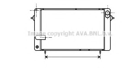 Imagine Radiator, racire motor PRASCO RT2049