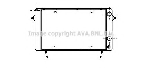 Imagine Radiator, racire motor PRASCO RT2050