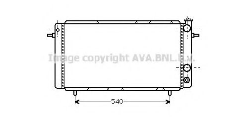 Imagine Radiator, racire motor PRASCO RT2052