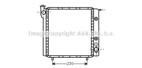 Imagine Radiator, racire motor PRASCO RT2068