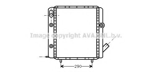 Imagine Radiator, racire motor PRASCO RT2071