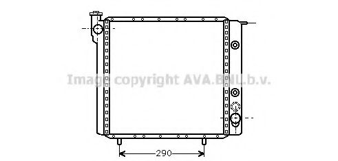 Imagine Radiator, racire motor PRASCO RT2072