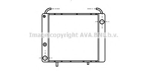 Imagine Radiator, racire motor PRASCO RT2074