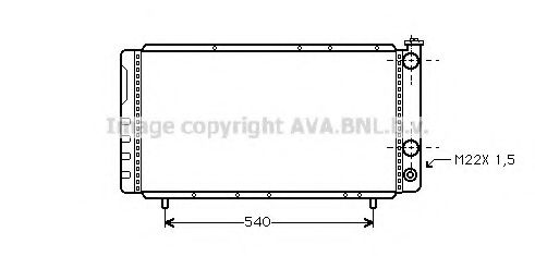 Imagine Radiator, racire motor PRASCO RT2086