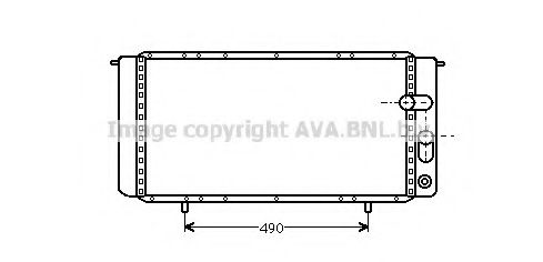 Imagine Radiator, racire motor PRASCO RT2104