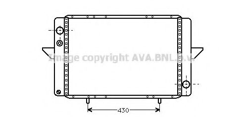 Imagine Radiator, racire motor PRASCO RT2107