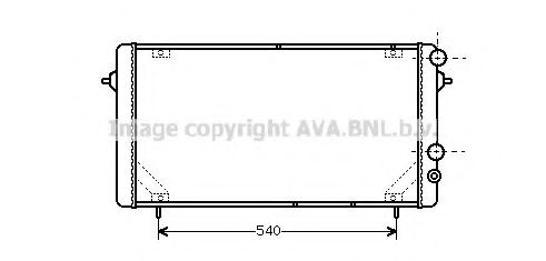 Imagine Radiator, racire motor PRASCO RT2114