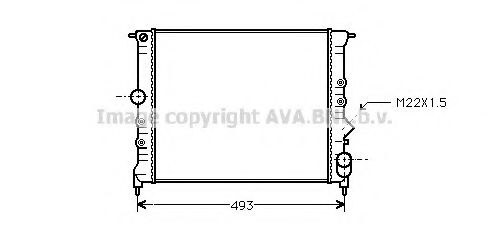 Imagine Radiator, racire motor PRASCO RT2119