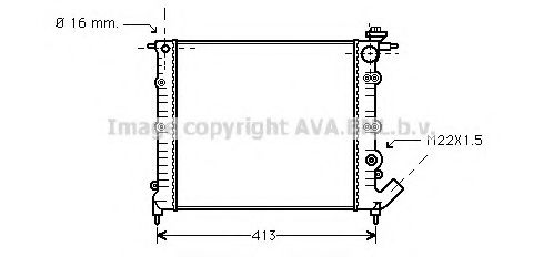 Imagine Radiator, racire motor PRASCO RT2120