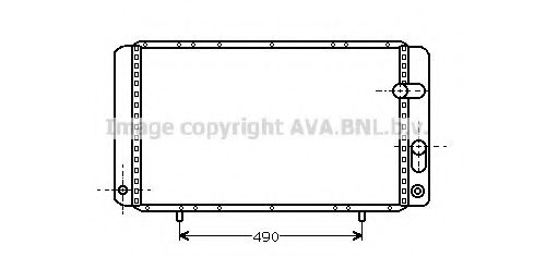 Imagine Radiator, racire motor PRASCO RT2123