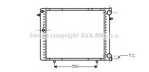 Imagine Radiator, racire motor PRASCO RT2125