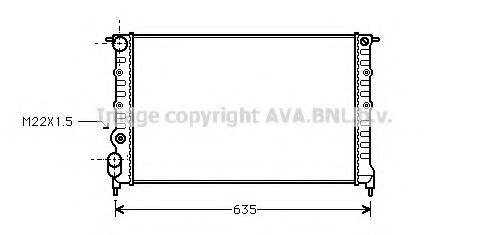 Imagine Radiator, racire motor PRASCO RT2149