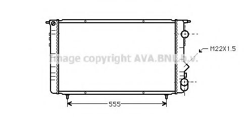 Imagine Radiator, racire motor PRASCO RT2150