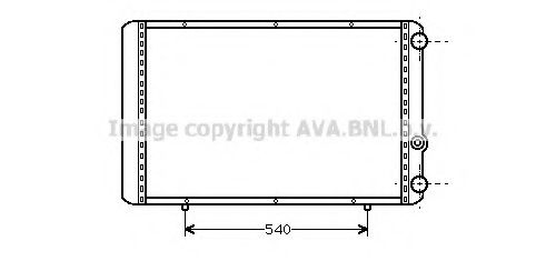 Imagine Radiator, racire motor PRASCO RT2155