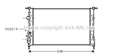 Imagine Radiator, racire motor PRASCO RT2198