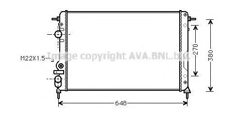 Imagine Radiator, racire motor PRASCO RT2241