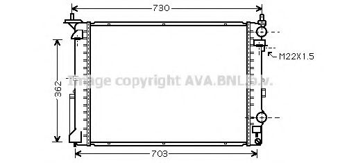 Imagine Radiator, racire motor PRASCO RT2259