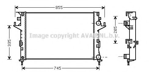 Imagine Radiator, racire motor PRASCO RT2291