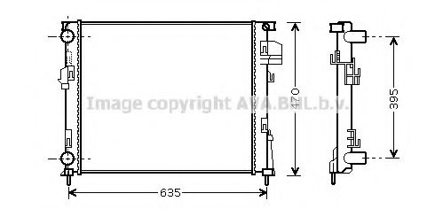 Imagine Radiator, racire motor PRASCO RT2303