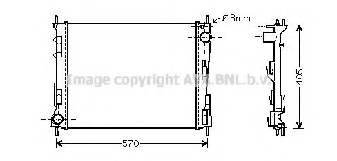 Imagine Radiator, racire motor PRASCO RT2374