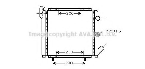 Imagine Radiator, racire motor PRASCO RT2377