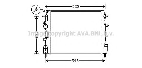 Imagine Radiator, racire motor PRASCO RT2399