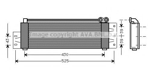 Imagine Radiator ulei, ulei motor PRASCO RT3207